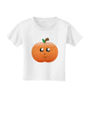 Cute Pumpkin Halloween Toddler T-Shirt-Toddler T-Shirt-TooLoud-White-2T-Davson Sales