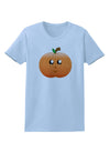 Cute Pumpkin Halloween Womens T-Shirt-Womens T-Shirt-TooLoud-Light-Blue-X-Small-Davson Sales