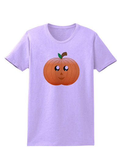 Cute Pumpkin Halloween Womens T-Shirt-Womens T-Shirt-TooLoud-Lavender-X-Small-Davson Sales