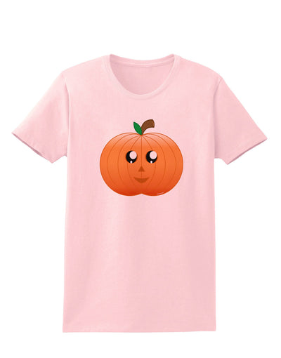 Cute Pumpkin Halloween Womens T-Shirt-Womens T-Shirt-TooLoud-PalePink-X-Small-Davson Sales