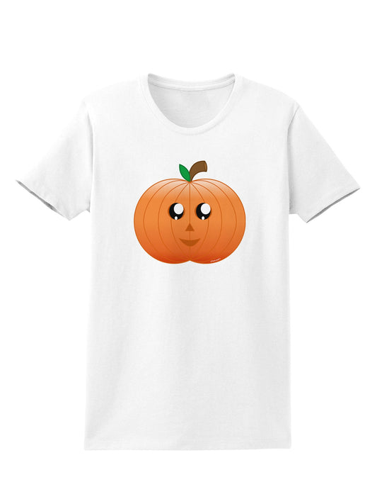 Cute Pumpkin Halloween Womens T-Shirt-Womens T-Shirt-TooLoud-White-X-Small-Davson Sales
