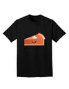 Cute Pumpkin Pie Thanksgiving Adult Dark T-Shirt-Mens T-Shirt-TooLoud-Black-Small-Davson Sales