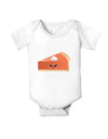 Cute Pumpkin Pie Thanksgiving Baby Romper Bodysuit-Baby Romper-TooLoud-White-06-Months-Davson Sales