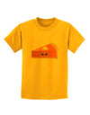 Cute Pumpkin Pie Thanksgiving Childrens T-Shirt-Childrens T-Shirt-TooLoud-Gold-X-Small-Davson Sales