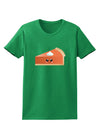 Cute Pumpkin Pie Thanksgiving Womens Dark T-Shirt-TooLoud-Kelly-Green-X-Small-Davson Sales