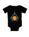 Cute Pumpkin Spider - Halloween Baby Romper Bodysuit Dark-Baby Romper-TooLoud-Black-06-Months-Davson Sales