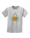 Cute Pumpkin Spider - Halloween Childrens T-Shirt-Childrens T-Shirt-TooLoud-AshGray-X-Small-Davson Sales