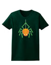 Cute Pumpkin Spider - Halloween Womens Dark T-Shirt-Womens T-Shirt-TooLoud-Forest-Green-Small-Davson Sales