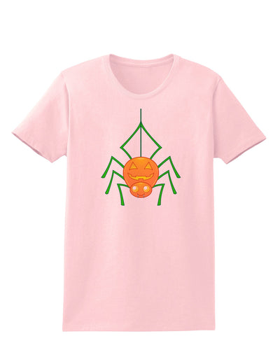 Cute Pumpkin Spider - Halloween Womens T-Shirt