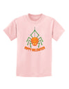 Cute Pumpkin Spider - Happy Halloween Childrens T-Shirt-Childrens T-Shirt-TooLoud-PalePink-X-Small-Davson Sales