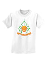 Cute Pumpkin Spider - Happy Halloween Childrens T-Shirt-Childrens T-Shirt-TooLoud-White-X-Small-Davson Sales