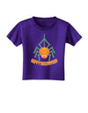 Cute Pumpkin Spider - Happy Halloween Toddler T-Shirt Dark-Toddler T-Shirt-TooLoud-Purple-06-Months-Davson Sales