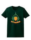 Cute Pumpkin Spider - Happy Halloween Womens Dark T-Shirt-Womens T-Shirt-TooLoud-Forest-Green-Small-Davson Sales