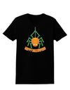 Cute Pumpkin Spider - Happy Halloween Womens Dark T-Shirt-Womens T-Shirt-TooLoud-Black-X-Small-Davson Sales