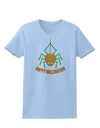 Cute Pumpkin Spider - Happy Halloween Womens T-Shirt-Womens T-Shirt-TooLoud-Light-Blue-X-Small-Davson Sales