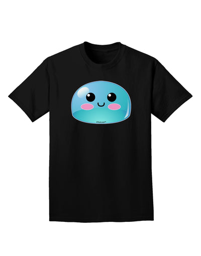 Cute RPG Slime - Blue Adult Dark T-Shirt by TooLoud-Mens T-Shirt-TooLoud-Black-Small-Davson Sales