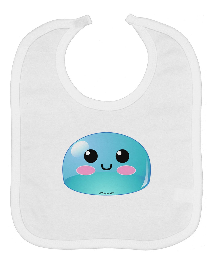 Cute RPG Slime - Blue Baby Bib by TooLoud