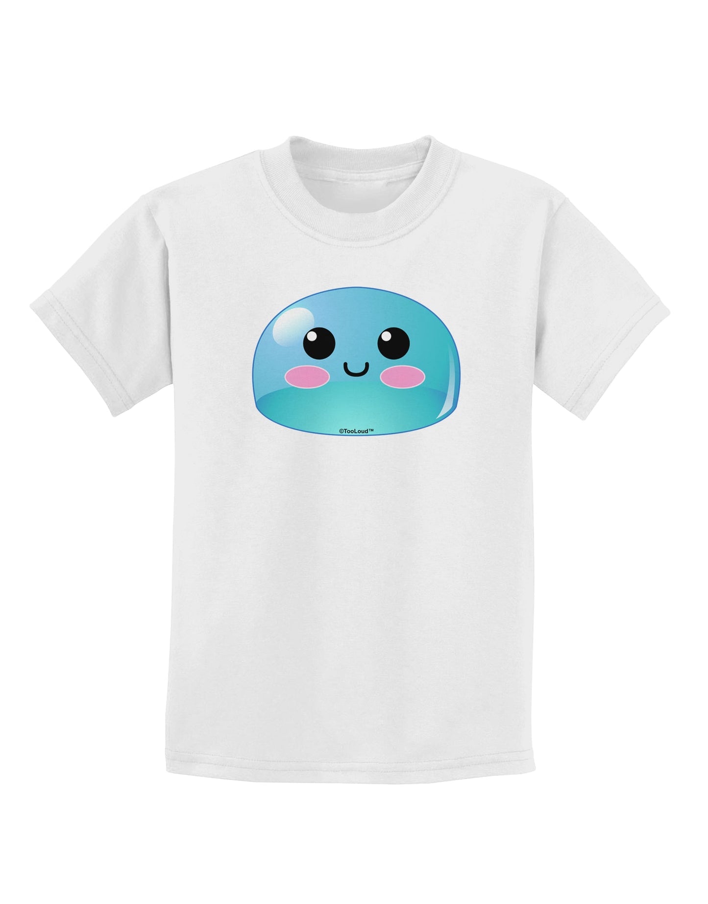 Cute RPG Slime - Blue Childrens T-Shirt by TooLoud-Childrens T-Shirt-TooLoud-White-X-Small-Davson Sales