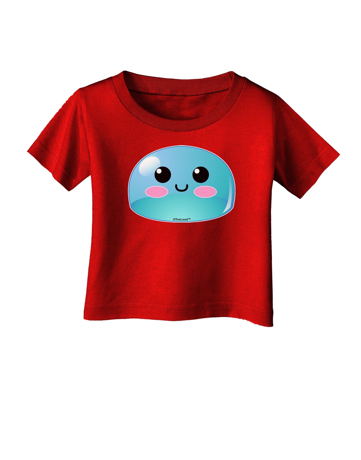 Cute RPG Slime - Blue Infant T-Shirt Dark by TooLoud-Infant T-Shirt-TooLoud-Red-06-Months-Davson Sales