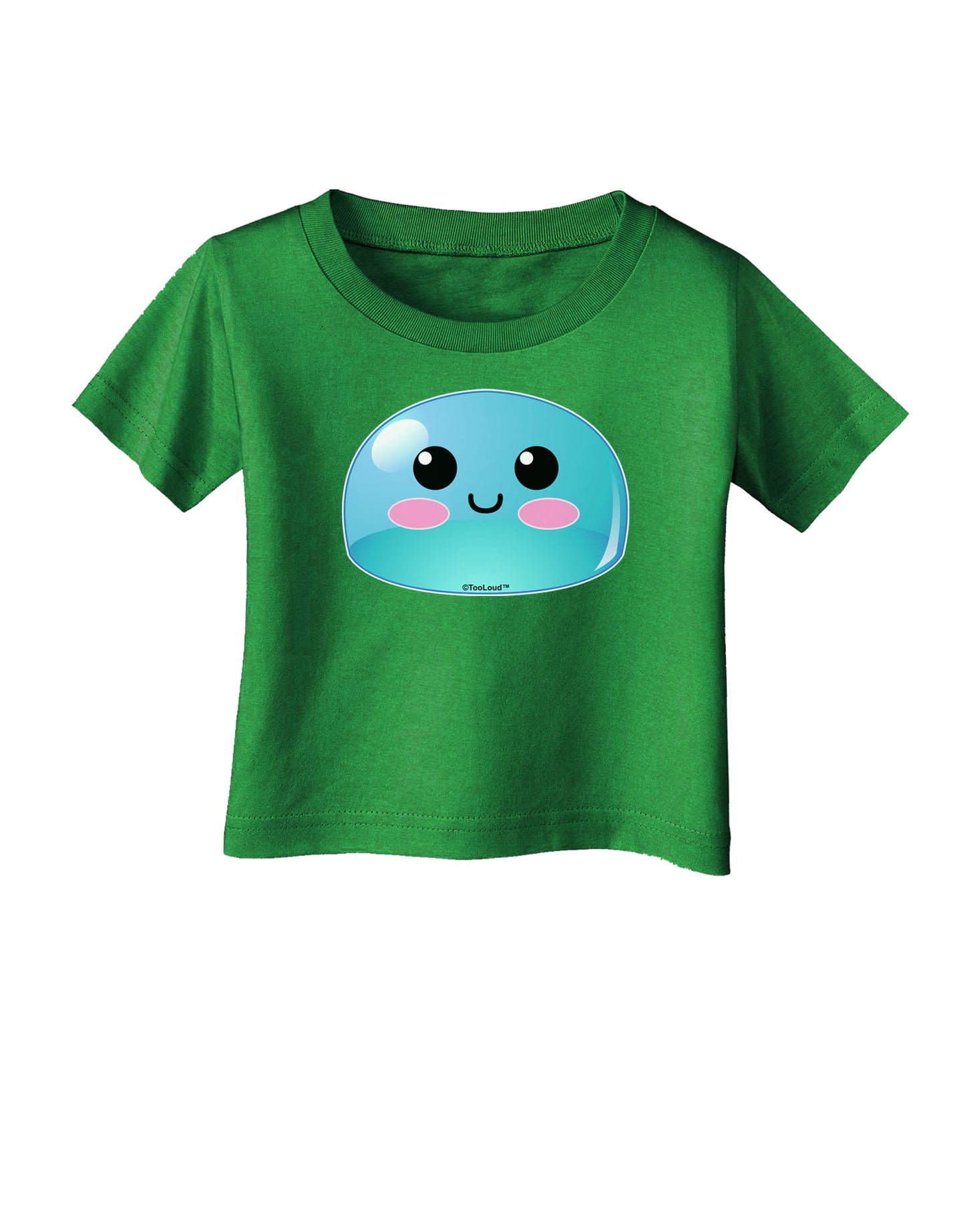 Cute RPG Slime - Blue Infant T-Shirt Dark by TooLoud-Infant T-Shirt-TooLoud-Clover-Green-06-Months-Davson Sales