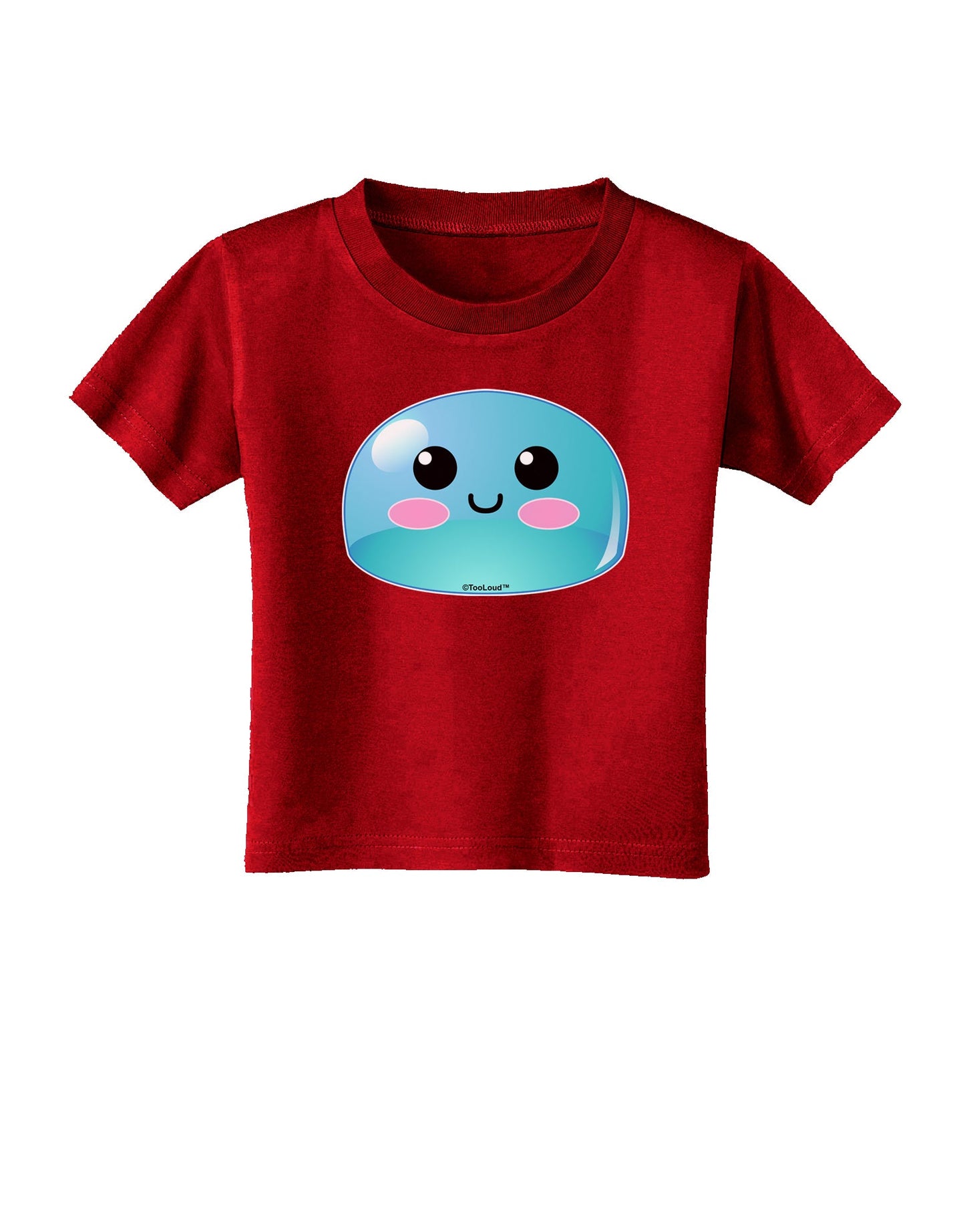 Cute RPG Slime - Blue Toddler T-Shirt Dark by TooLoud-Toddler T-Shirt-TooLoud-Red-2T-Davson Sales