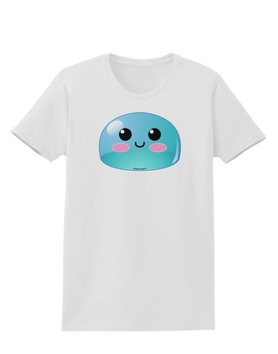 Cute RPG Slime - Blue Womens T-Shirt by TooLoud-Womens T-Shirt-TooLoud-White-X-Small-Davson Sales