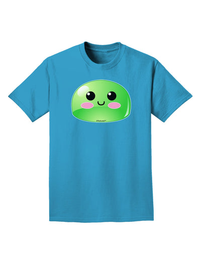 Cute RPG Slime - Green Adult Dark T-Shirt by TooLoud-Mens T-Shirt-TooLoud-Turquoise-Small-Davson Sales