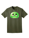 Cute RPG Slime - Green Adult Dark T-Shirt by TooLoud-Mens T-Shirt-TooLoud-Military-Green-Small-Davson Sales