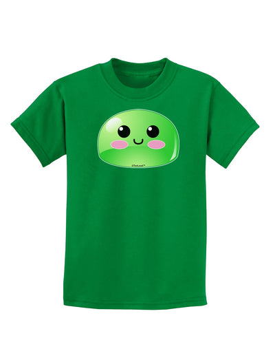 Cute RPG Slime - Green Childrens Dark T-Shirt by TooLoud-Childrens T-Shirt-TooLoud-Kelly-Green-X-Small-Davson Sales