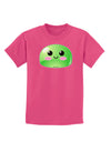 Cute RPG Slime - Green Childrens Dark T-Shirt by TooLoud-Childrens T-Shirt-TooLoud-Sangria-X-Small-Davson Sales