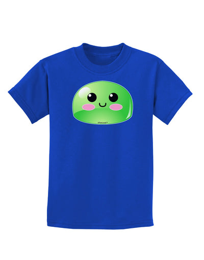 Cute RPG Slime - Green Childrens Dark T-Shirt by TooLoud-Childrens T-Shirt-TooLoud-Royal-Blue-X-Small-Davson Sales