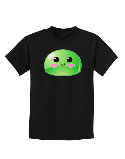 Cute RPG Slime - Green Childrens Dark T-Shirt by TooLoud-Childrens T-Shirt-TooLoud-Black-X-Small-Davson Sales