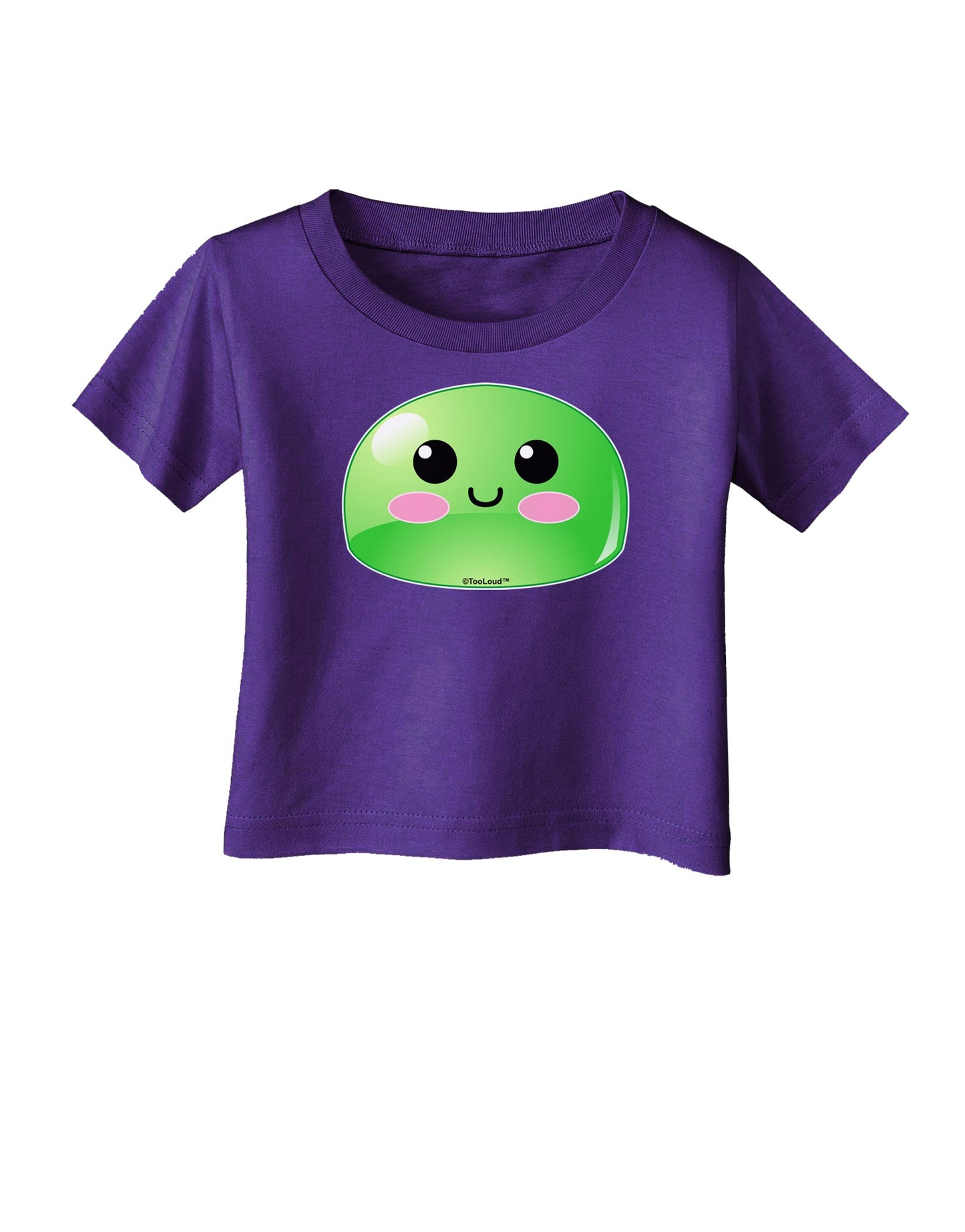 Cute RPG Slime - Green Infant T-Shirt Dark by TooLoud-Infant T-Shirt-TooLoud-Purple-06-Months-Davson Sales