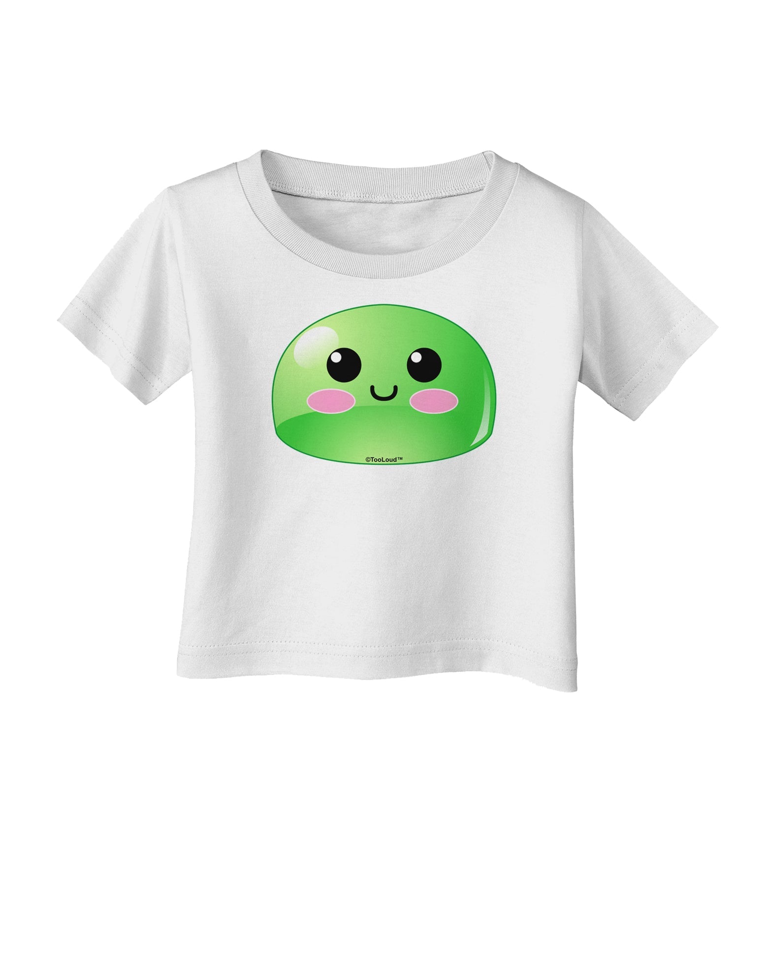 Cute RPG Slime - Green Infant T-Shirt by TooLoud-Infant T-Shirt-TooLoud-White-06-Months-Davson Sales