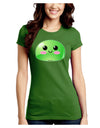 Cute RPG Slime - Green Juniors Crew Dark T-Shirt by TooLoud-T-Shirts Juniors Tops-TooLoud-Kiwi-Green-Juniors Fitted X-Small-Davson Sales