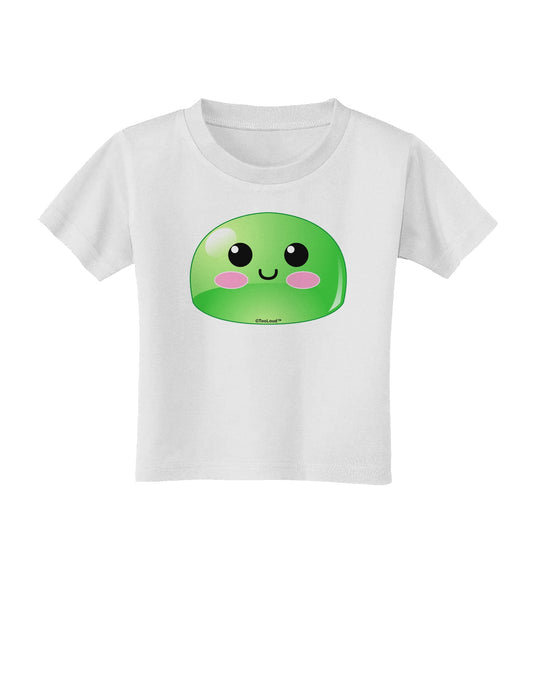 Cute RPG Slime - Green Toddler T-Shirt by TooLoud-Toddler T-Shirt-TooLoud-White-2T-Davson Sales