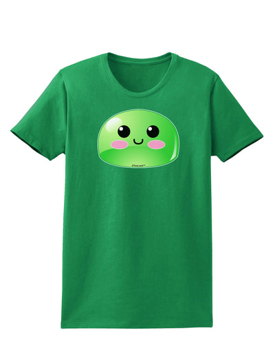 Cute RPG Slime - Green Womens Dark T-Shirt by TooLoud-Womens T-Shirt-TooLoud-Kelly-Green-X-Small-Davson Sales