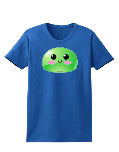 Cute RPG Slime - Green Womens Dark T-Shirt by TooLoud-Womens T-Shirt-TooLoud-Royal-Blue-X-Small-Davson Sales