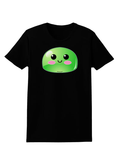 Cute RPG Slime - Green Womens Dark T-Shirt by TooLoud-Womens T-Shirt-TooLoud-Black-X-Small-Davson Sales