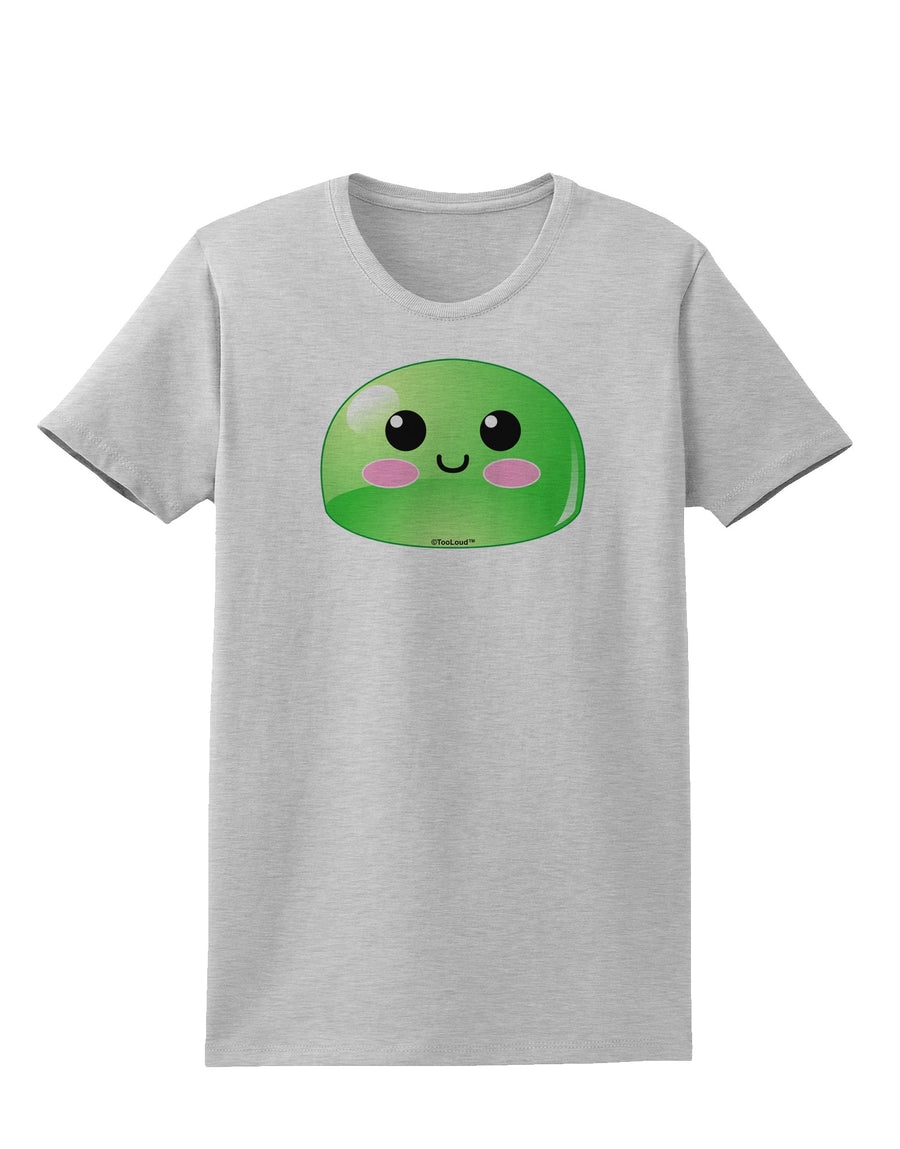 Cute RPG Slime - Green Womens T-Shirt by TooLoud-Womens T-Shirt-TooLoud-White-X-Small-Davson Sales