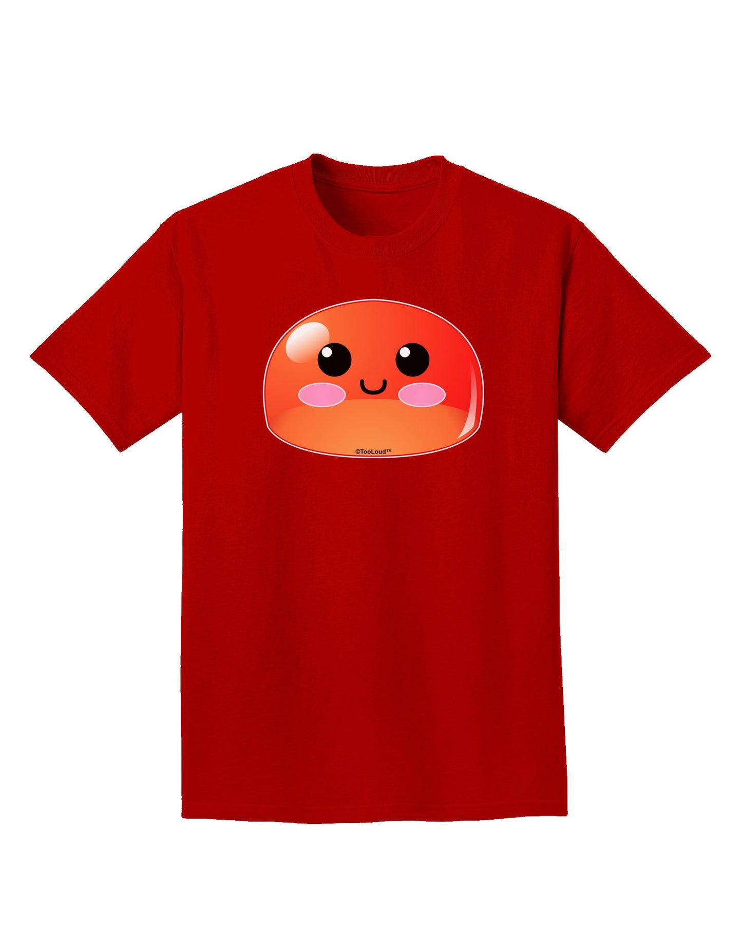Cute RPG Slime - Red Adult Dark T-Shirt by TooLoud-Mens T-Shirt-TooLoud-Red-Small-Davson Sales