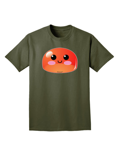 Cute RPG Slime - Red Adult Dark T-Shirt by TooLoud-Mens T-Shirt-TooLoud-Military-Green-Small-Davson Sales