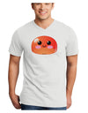 Cute RPG Slime - Red Adult V-Neck T-shirt by TooLoud-Mens V-Neck T-Shirt-TooLoud-White-Small-Davson Sales