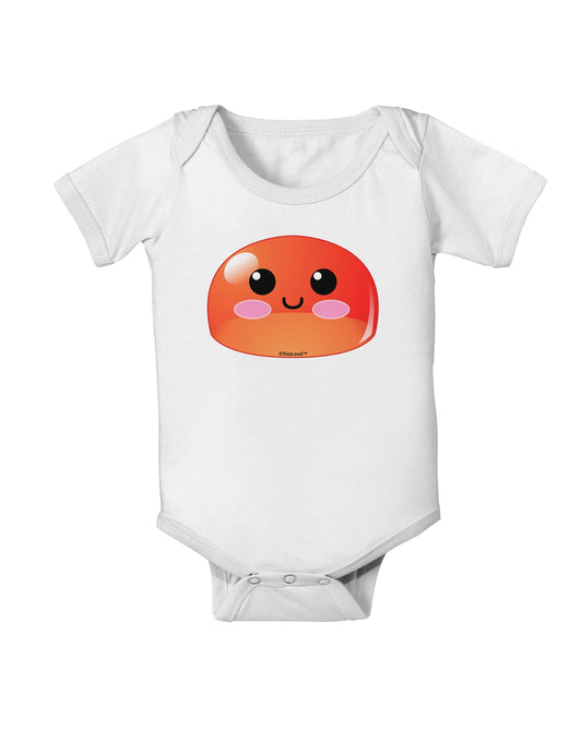 Cute RPG Slime - Red Baby Romper Bodysuit by TooLoud-Baby Romper-TooLoud-White-06-Months-Davson Sales