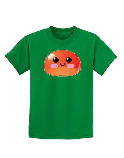 Cute RPG Slime - Red Childrens Dark T-Shirt by TooLoud-Childrens T-Shirt-TooLoud-Kelly-Green-X-Small-Davson Sales