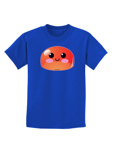 Cute RPG Slime - Red Childrens Dark T-Shirt by TooLoud-Childrens T-Shirt-TooLoud-Royal-Blue-X-Small-Davson Sales