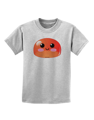 Cute RPG Slime - Red Childrens T-Shirt by TooLoud-Childrens T-Shirt-TooLoud-AshGray-X-Small-Davson Sales