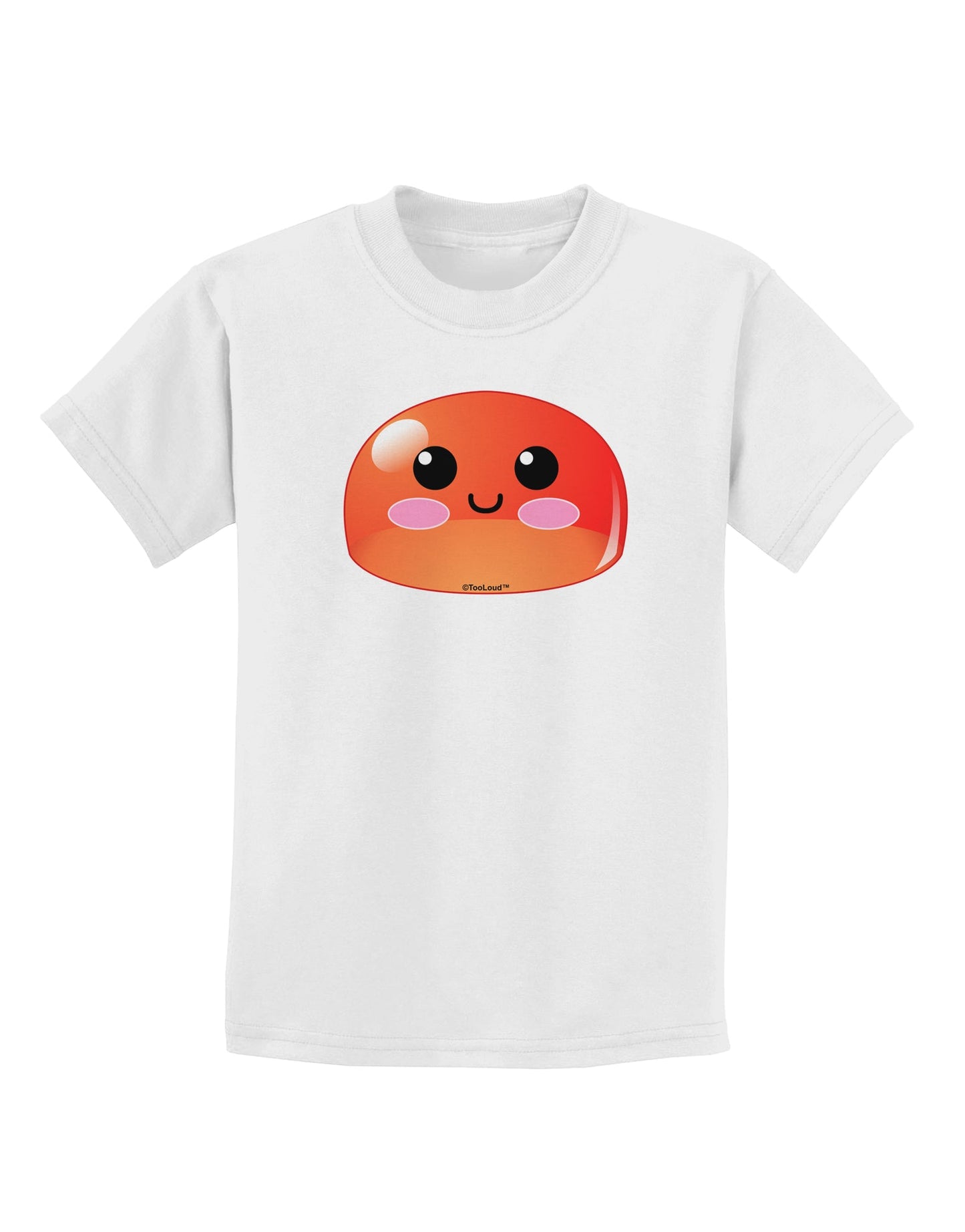 Cute RPG Slime - Red Childrens T-Shirt by TooLoud-Childrens T-Shirt-TooLoud-White-X-Small-Davson Sales