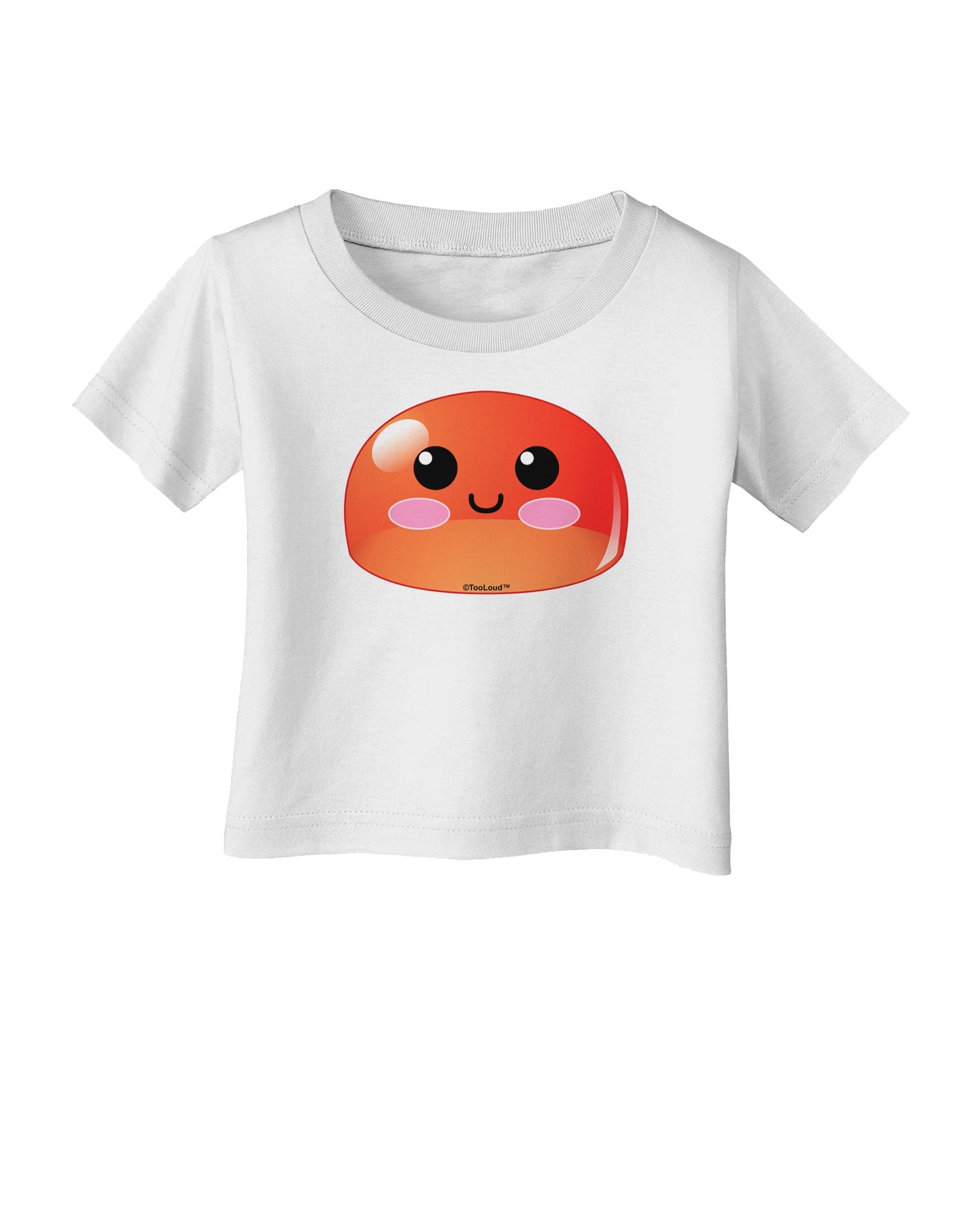 Cute RPG Slime - Red Infant T-Shirt by TooLoud-Infant T-Shirt-TooLoud-White-06-Months-Davson Sales