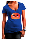 Cute RPG Slime - Red Juniors V-Neck Dark T-Shirt by TooLoud-Womens V-Neck T-Shirts-TooLoud-Royal-Blue-Juniors Fitted Small-Davson Sales